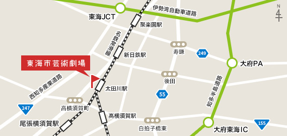 お車でのご来場MAP